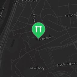 Map showing where Prague (Praha) - Calisthenics Workout Exercise Stations - Podolské nábřeží - Lappset is