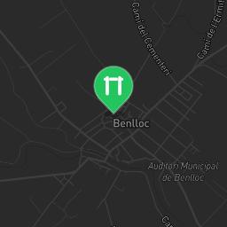 Map showing where Bell-lloc (Castelló) - Calisthenics Park - Toxic Workout is