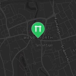 Map showing where London – Fitness trail – Wandsworth Common is