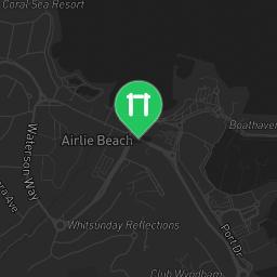Map showing where Magnums Outdoor Gym is