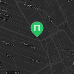 Map showing where Bodyweight gym - Otwock - Calisthenics workout is