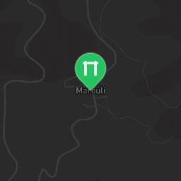 Map showing where Outdoor Gym Marousi is