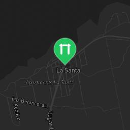 Map showing where Club la santa Outdoor Gym is