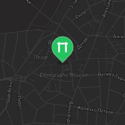 Map showing where Outdoor workout - Elhovo - Calisthenics workout is