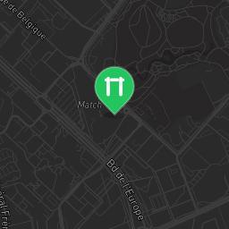Map showing where Street Workout Gym Parc Richard Pouille is