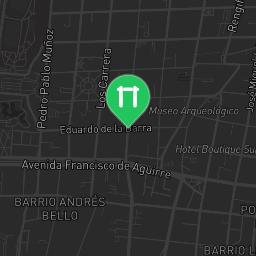 Map showing where Outdoor workout - La Serena - Calisthenics workout is