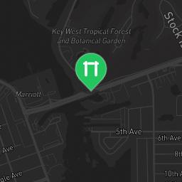 Map showing where Fitness Court Bernstein Park - Calisthenics Park Monroe County, FL is