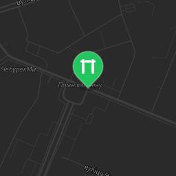 Map showing where Barysaw - Fitness Park - Улица Ватутина is