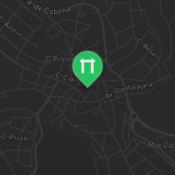 Map showing where Outdoor workout - Cobeña - Calisthenics workout is