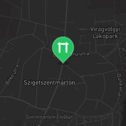 Map showing where Outdoor Fitness Szigetszentmárton is
