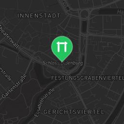 Map showing where Oldenburg - Outdoor Gym - Hundsmühler Höhe is