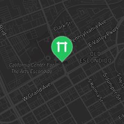 Map showing where Fitness Court Kit Carson Park - Escondido, CA - National Fitness Campaign is