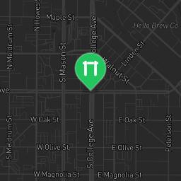 Map showing where Fort Collins - Calisthenics Park - Lee Martinez Park is