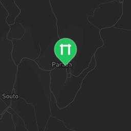 Map showing where Bodyweight workout - Parada de Sil - Calisthenics workout is