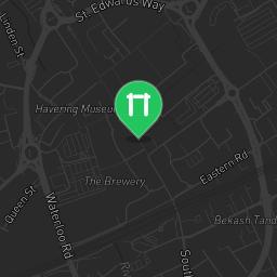 Map showing where Bodyweight workout - Romford - Calisthenics workout is