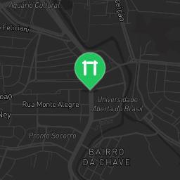 Map showing where Outdoor gym - Votorantim - Calisthenics workout is