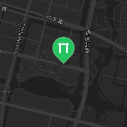 Map showing where Outdoor gym - Ningbo - Calisthenics workout is