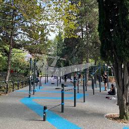 Calisthenics spot Jardin des voltiges - Transalp