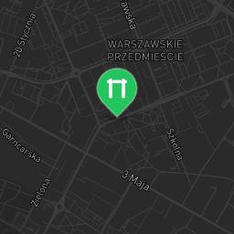 Map showing where Public gym park - Koło - - Calisthenics workout is