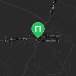 Map showing where Saint-Vincent-la-Commanderie - Outdoor Gym - Jardin Potager is