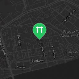 Map showing where Outdoor Fitness Toruń is