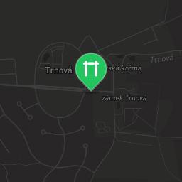 Map showing where Calistenics Park Trnová is