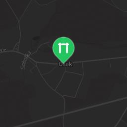 Map showing where Street Workout Park Osek is
