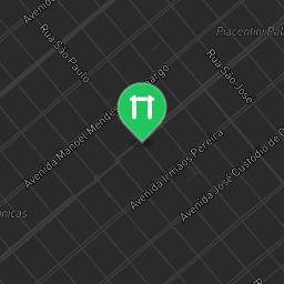 Map showing where Bodyweight gym - Campo Mourão - Calisthenics workout is