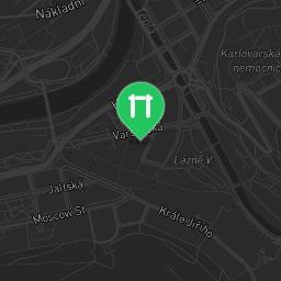 Map showing where Karlovy Vary - Street Workout Park - RVL 13 is