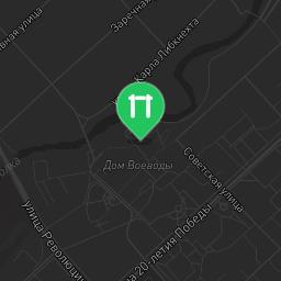 Map showing where Solikamsk - Aire de Fitness - 618542 is