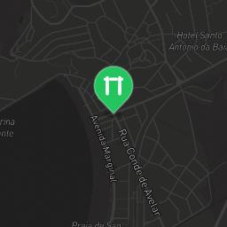 Map showing where Outdoor Gym Sao Martinho do Porto is
