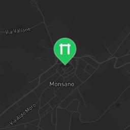 Map showing where Bodyweight workout - Monsano - Calisthenics workout is