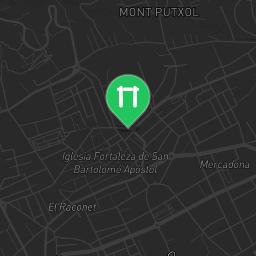 Map showing where Jávea  - Outdoor Gym - Pino Sol Park is