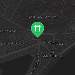 Map showing where Málaga - Calisthenics Equipment - Calle de Argéntea is