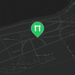 Map showing where Barras Calle Los Notros is