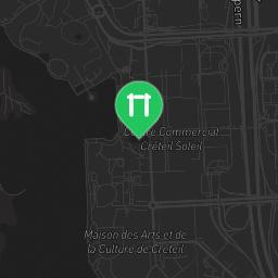 Map showing where Créteil - Street Workout Park / Gym is