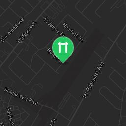 Map showing where Outdoor gym - Clifton - Calisthenics workout is