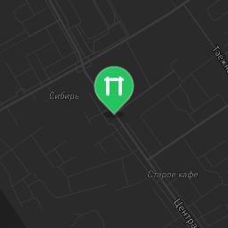 Map showing where Beloyarskiy - Street Workout Park is