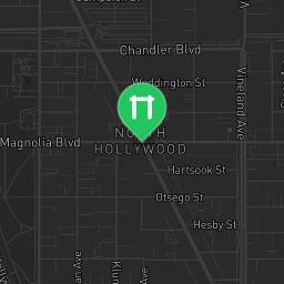 Map showing where North Hollywood - Calisthenics Exercise Stations - Witnall Highway is
