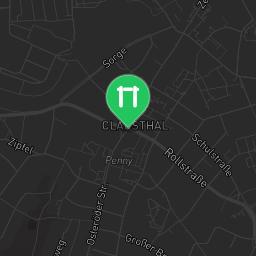 Map showing where Calisthenics Park TU Clausthal is