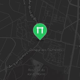 Map showing where Orly - Outdoor Gym - Gare des Saules is