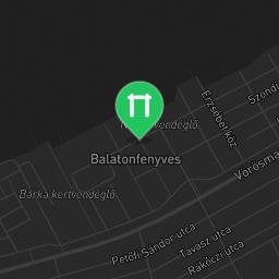 Map showing where Outdoor fitness training - Balatonfenyves - Calisthenics workout is