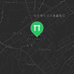 Map showing where Outdoor fitness training - Taiping District - Calisthenics workout is