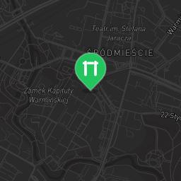 Map showing where Bodyweight training - Olsztyn - Calisthenics workout is