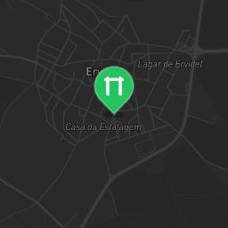 Map showing where Outdoor Fitness Ervidel is