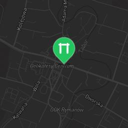 Map showing where Bodyweight fitness - Rymanów - Calisthenics workout is
