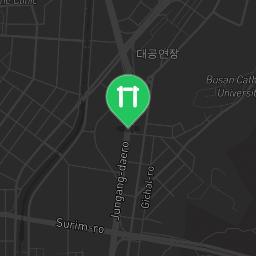 Map showing where Outdoor fitness training - Geumjeong-gu - Calisthenics workout is