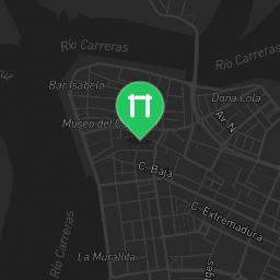 Map showing where Outdoor Gym Isla Cristina is