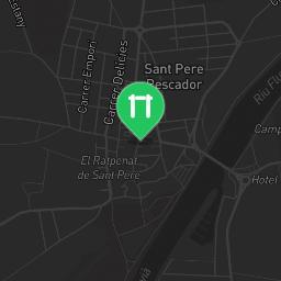 Map showing where Sant Pere Pescador - Calisthenics Park is