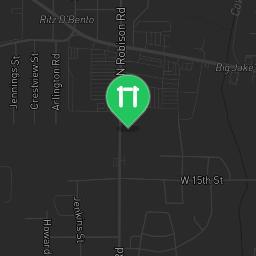 Map showing where Fitness Court Spring Lake Park - Calisthenics Park Texarkana, TX - National Fitness Campaign is